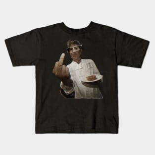 Refreshment Anthony Bourdain Middle Finger Kids T-Shirt